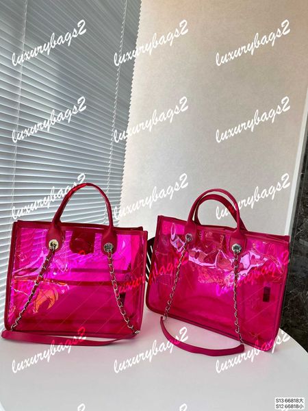 

large beach tote bag designer totes crossbody totes 6 colors multicolour transparent 39cm 33cm luxurys designer beach purses
