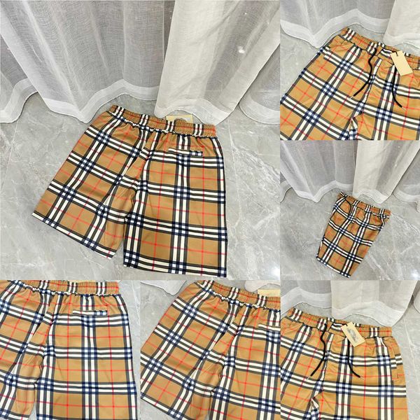 

cadillac crocodile classic plaid mens and girls couple shorts summer loose outerwear beach pants womens wide leg 0dls, White;black