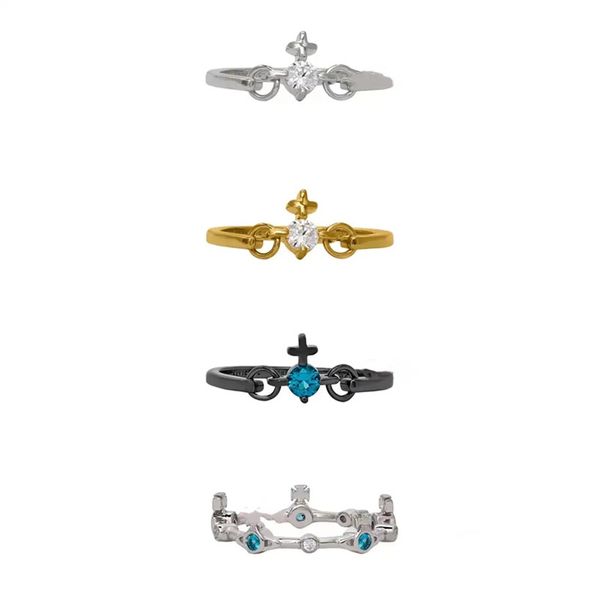 

planet single diamond ring design saturn ring cool style, light luxury temperament, high grade feel handicraft, Golden;silver