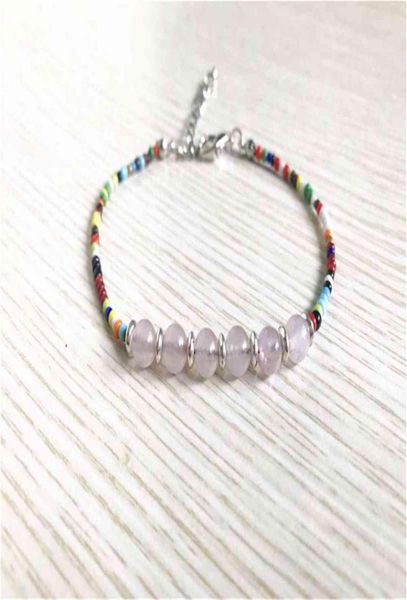 

rainbow bracelets fashion seed bead bracelets rosequartz bracelet colorful bangle multi color mini beaded9648951, Black