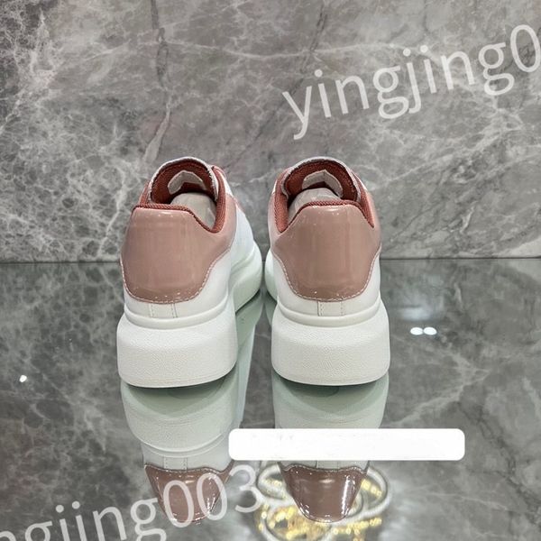 

2023 luxury men's ladies casual shoes fashion leather colorblock flat street couple sneakers outdoor running shoes 39-46 sizes, Black
