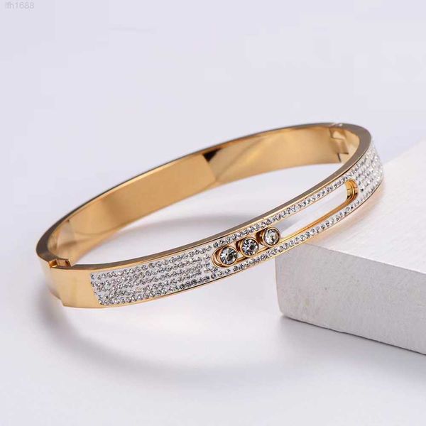

hanpai elling titanium bracelet bangle open size wholesale titanium steel bracelet for women, Golden;silver