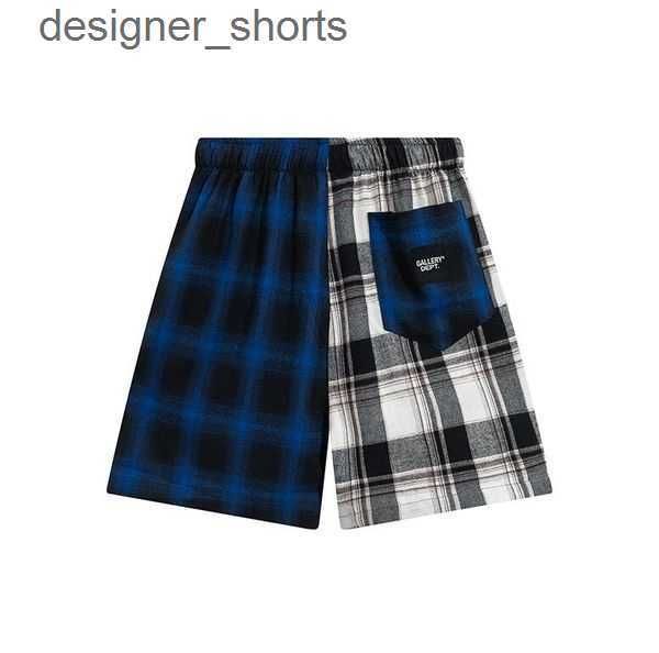 

men's shorts american fashion brand galleryes depts hand-painted splash printing pure cotton terry shorts fog high street 5-point casua, White;black