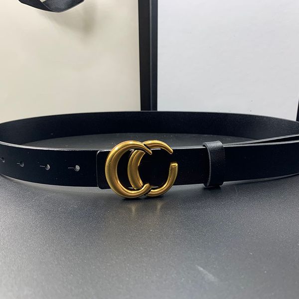 

women's solid belt women's genuine leather color bronze large buckle designer cowhide belt for women exquisite box g001, Black;brown