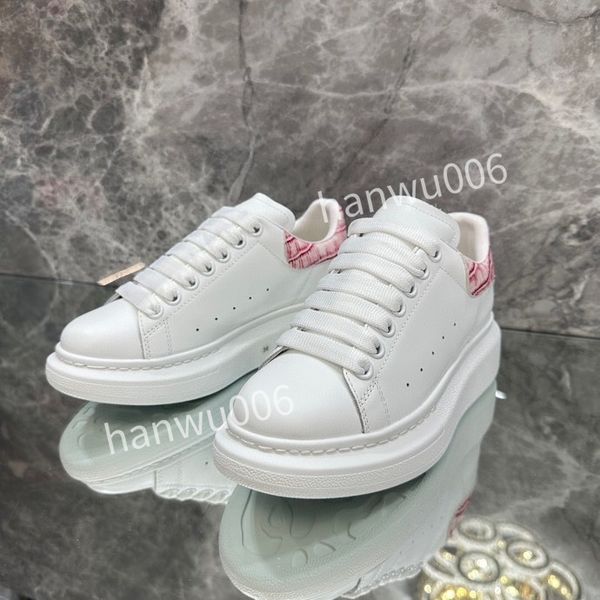 

2023new brand mens womens quality designer sneaker lace up genuine leather sneakers fashion casual designer sneaker, Black