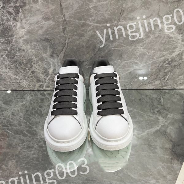 

men's ladies casual shoes fashion leather colorblock flat street couple sneakers outdoor running shoes 39-46 sizes, Black