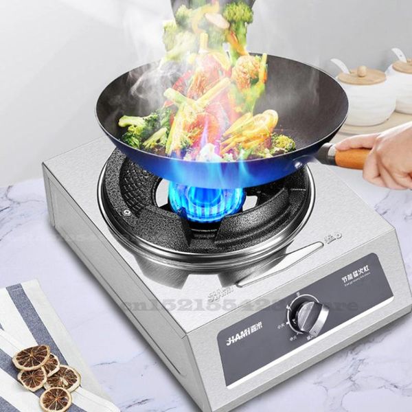 

appliances energy saving home single gas stove commercial medium high pressure liquefied cooktable type antirust catering equipment