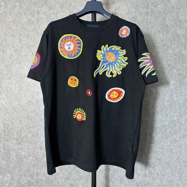 

23ss early spring designer men's t-shirt paris, italy men's and women's street fashion short sleeve os t-shirt summer breatha, White;black