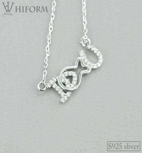

925 sterling silver love heart pendant necklace for women with zircon rose color s925 cute jewelry gifts to friends3028202