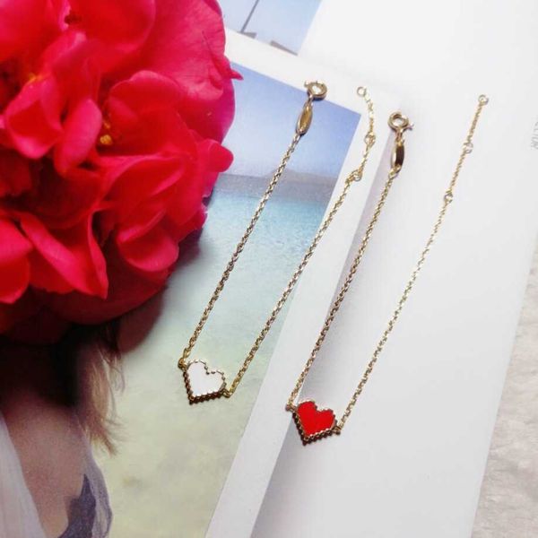 

he family confession love women's fashion simple heart shaped bracelet gift, Silver