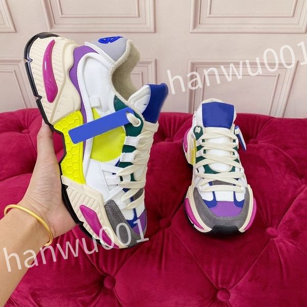 

2023 new casual shoe men designer sneaker white leather calfskin sneakers shoes comfort outdoor trainers women walking, Black