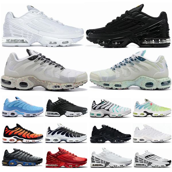 

tn plus running shoes men women tn 3 terrascape triple black white unity hyper jade university blue oreo laser wolf grey mens trainers outdo