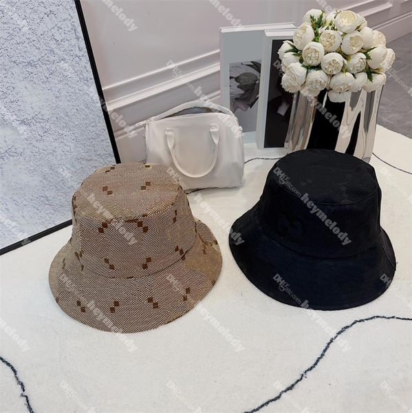 

big letters designer bucket hats old flower fisherman hat for men women couple summer snapback casquette with box, Blue;gray
