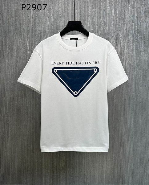 

luxury t-shirt men's women's designer loose short sleeve summer fashion printed embroidery casual high-quality tees new pra 8pjf, White;black