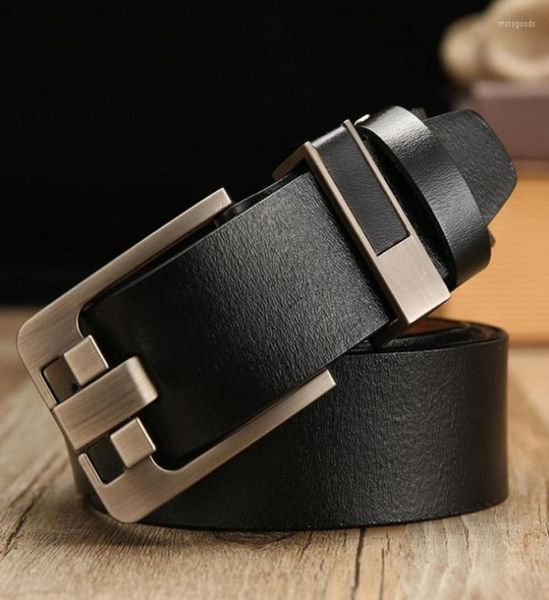 

belts ke meiqi men39s cowhide belt alloy pin buckle business retro youth with jeans cowskin5155441, Black;brown