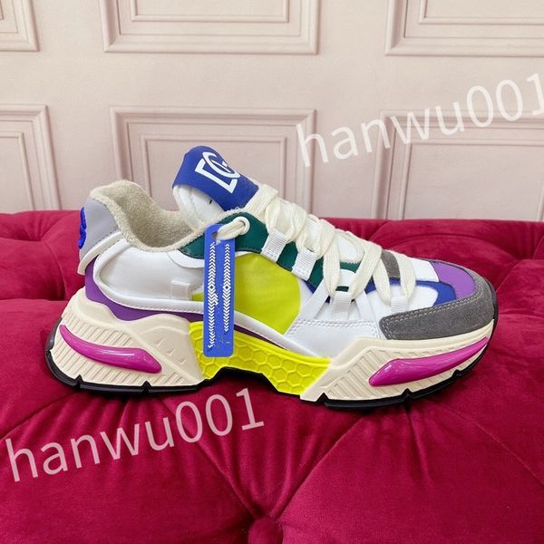 

casual shoe men designer sneaker white leather calfskin sneakers shoes comfort outdoor trainers women walking, Black