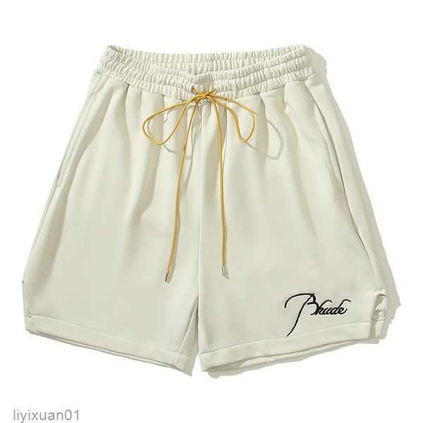 

rhude shorts desinger short fashion sport pants womens leather us size s-xl 1 4lhx, White;black