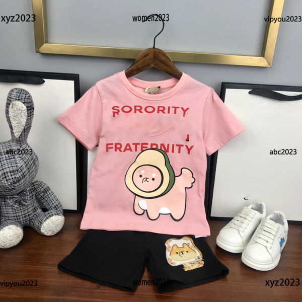 

tracksuits designer kids skirt baby set size 100-160 cm letter printed t-shirt and high-quality shorts may10, White