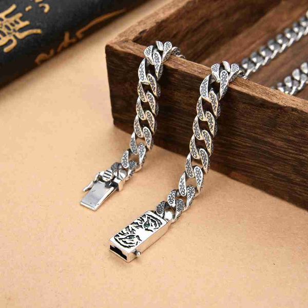 

hele oem custom shiny 925 sterling silver cz heavy strong chunky curb cuban link chain necklace for women men