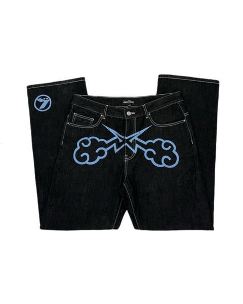 

women's pants s y2k jeans hip hop gothic baggy denim black men women 2023 harajuku fashion punk loose wide leg trousers streetwear 2305, Black;white