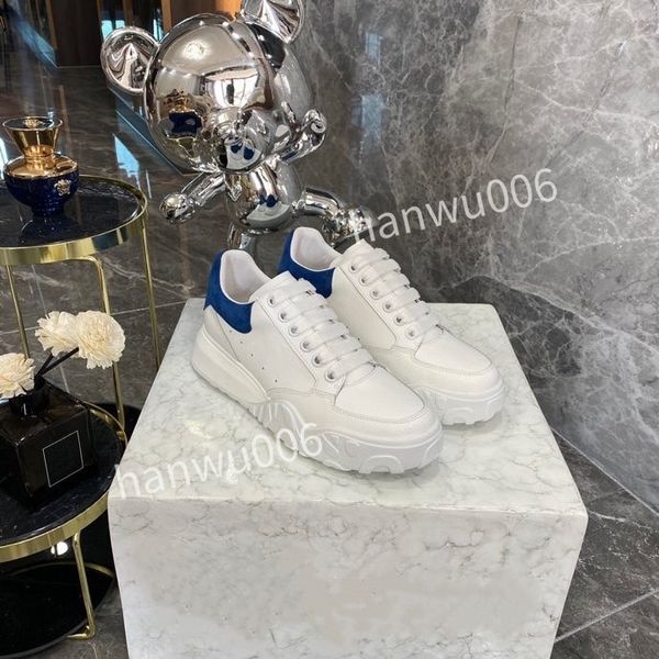 

2023new women men quality designer sneaker lace up genuine leather sneakers fashion casual designer sneaker, Black