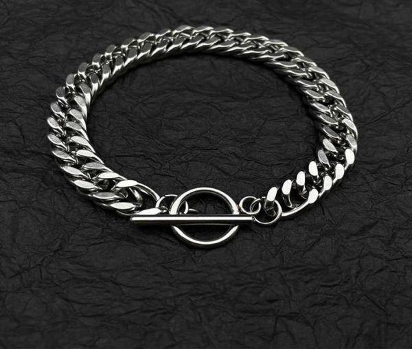 

s and women039s bracelet titanium steel lovers039 hand decoration ot naked chain bungee personality street fashion man hip v8788563, Black