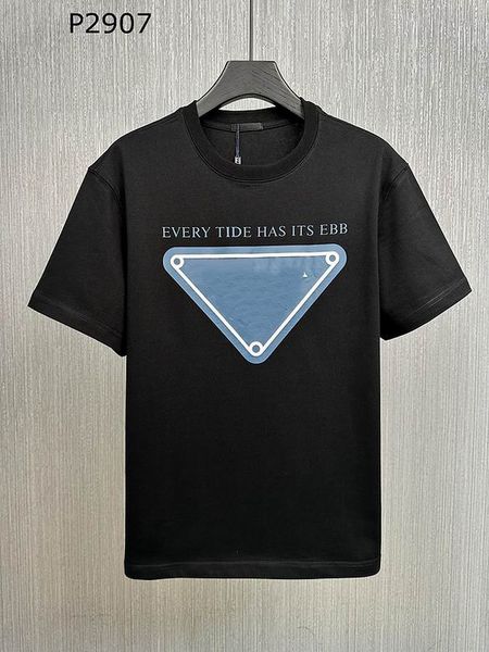 

luxury t-shirt men's women's designer loose short sleeve summer fashion printed embroidery casual high-quality tees new pra q2lp, White;black