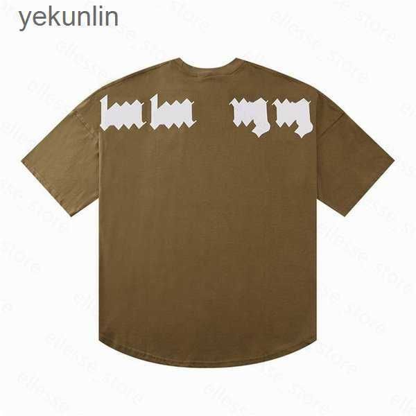 

2023 tee tshirt brown fashion short sleeve mens womens designers t shirts luxury hundred percent pa cotton tshirts clothing clothes 10, White;black