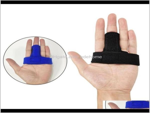 

wrist support safety athletic outdoor as outdoors drop delivery 2021 1pcs sports protector basketball finger brace sport arthros9664988, Black;red