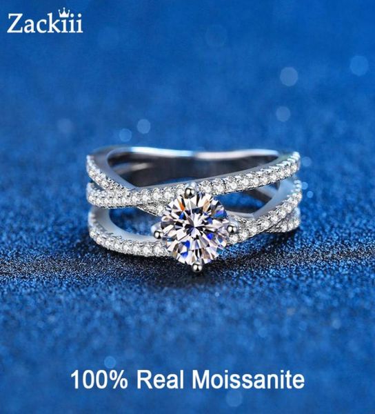 

solitaire ring real s 14k white gold plated 4 prong petite ed vine 1ct diamond engagement promise gift bridal jewelry 2208275822290, Golden;silver
