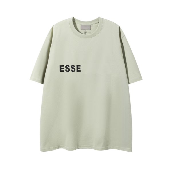 

2023 ess designer mens t-shirts womens tees short summer fashion casual with letter superior quality 0wpr, White;black