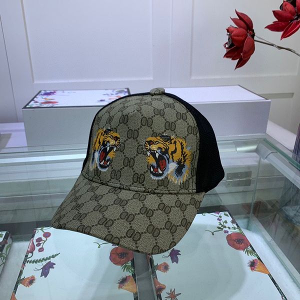 

ball caps luxury designer hat baseball cap casquette timeless classical style women caps trend street fitted cap tiger pattern men caps, Blue;gray