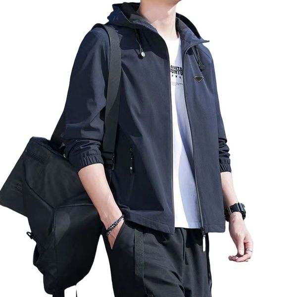 

men's jackets mens sweaters designer windbreaker rainproof jacket sweater printing men coat shirt quality round long letter sleeve embr, Black;brown