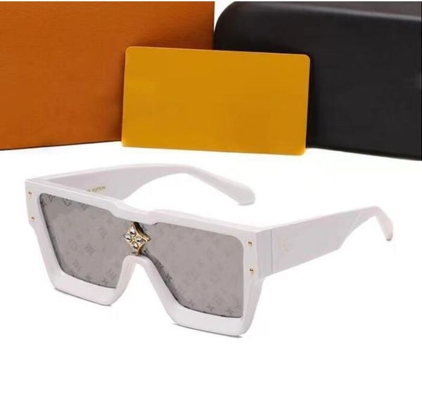 

designer women's fashion glasses men's rectangular full face glasses luxury brand men's beach glasses party, White;black