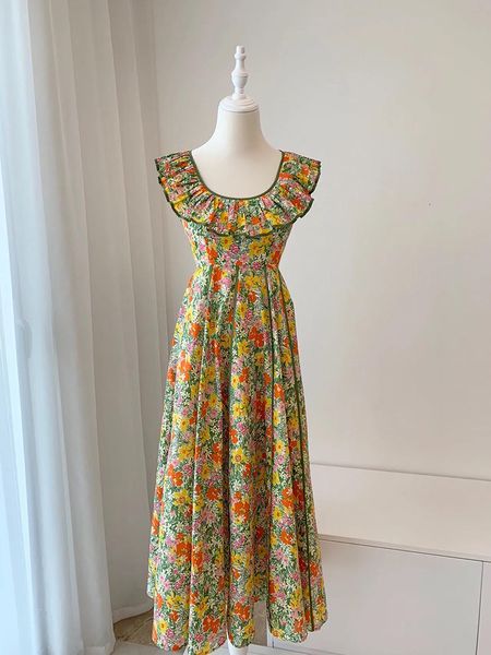 

casual dresses retro open back sleeveless long dres's 2023 summer tank 230512, Black;gray