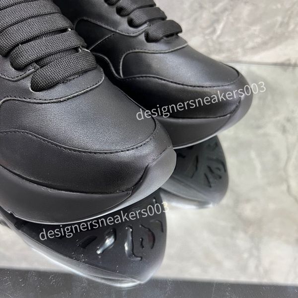 

womens mens fashion casual shoes classic dirty shoes mid double height bottom trainers leather glitter golden quality, Black