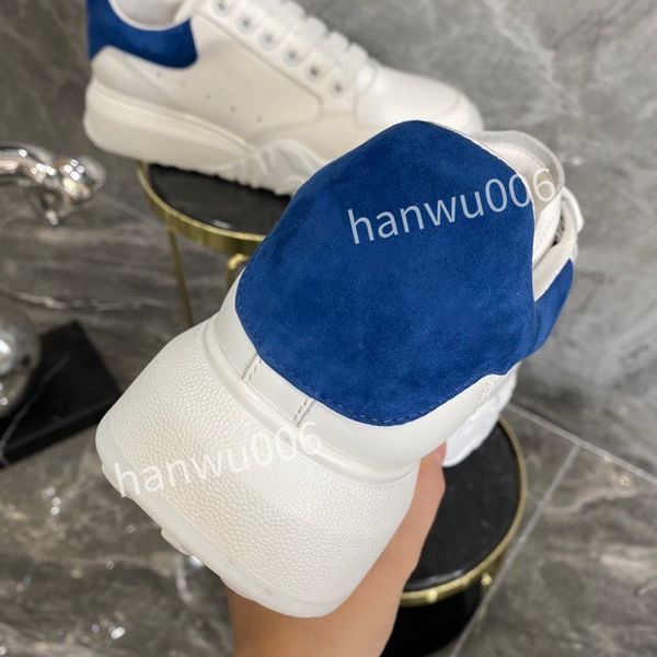 

new women men quality designer sneaker lace up genuine leather sneakers fashion casual designer sneaker, Black