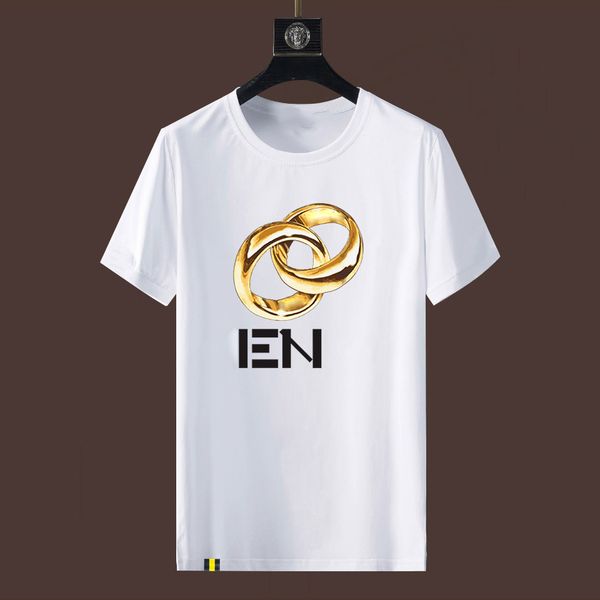 

men's t-shirt short sleeve trend designer sports casual women's t-shirt summer pure cotton casual letter short sleeve clothing #08, White;black