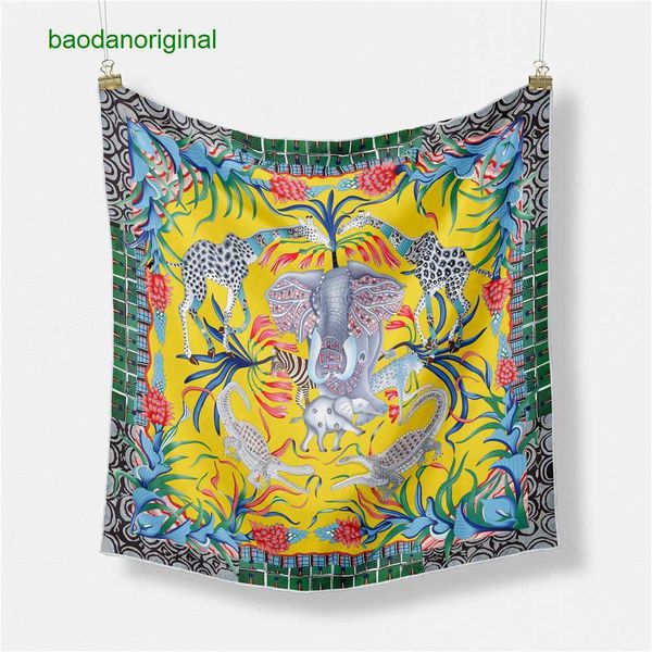 

hemres designer scarves versatile small square women in summer for korean scarves dualpurpose headscarves and highend headbands ad90, Blue;gray
