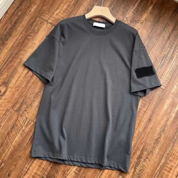 

2023 stone designer men's spring armband short 2023 tees embroidered men casual shirts t-shirt fashion tshirts brands letter designers, White;black