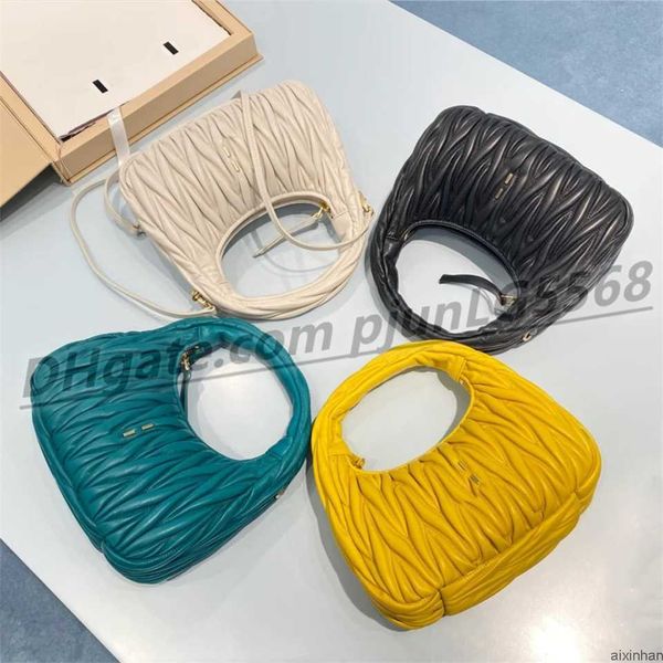 

miu wander matelass e soft leather hobo bag womens genuine leather handbags shoulder bags soft sheep leather totes designe cross body ba pur