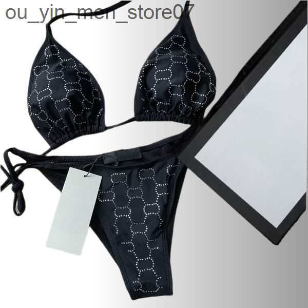 

women's swimwear wang bikini set letter 24 styles size s-xl summer bathing swimsuits quality womens wear 18cm2w, White;black