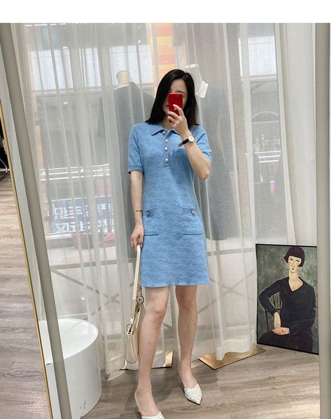 

casual dresses -aje roetic jacquard knit mini dress sky blue new, Black;gray