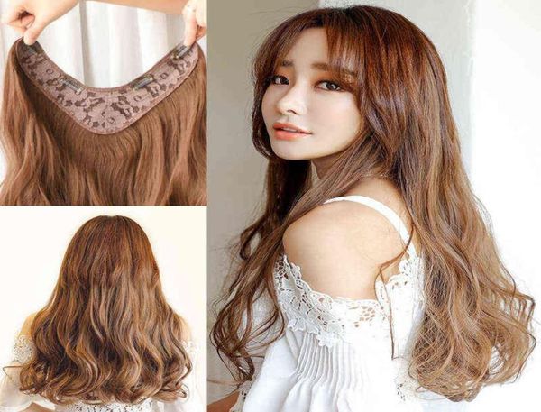 

nxy hairpieces female long curly hair big wave one fluffy natural straight u shaped5368641, Black;brown