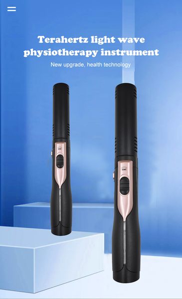 

blowing terahertz physiotherapy instrument light wave pulse massage button type hand meridian 9th generation
