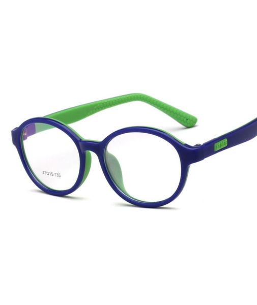 

wholeround lovely soft tr90 kids glasses for children glasses for kids silicone rubber sleeve 805 6 colors3693452, Black