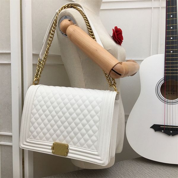

Designer bag Shoulder Bags Top quality mouth cover bag 30CM woman Luxurious fashion shoulder handbag leather crossbody urious Designer chain bags clutch purse, Red