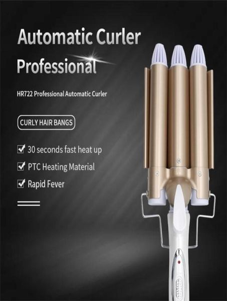 

hr722 hair curling stick automatic wet and dry spiral electric curler egg curling stick perm stick 2202244965616
