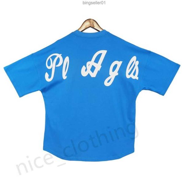 

mens designer t shirt palms luxury brand tees print pa womens fashion angle short sleeve casual streetwear crew neck t-shirts clothing clot, White;black