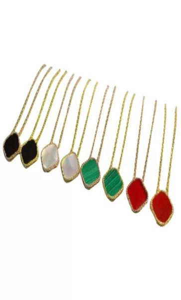 

2022 classic necklace fashion elegant clover necklaces gift for woman jewelry pendant highly quality 8 color box need extra cost7736902, Silver